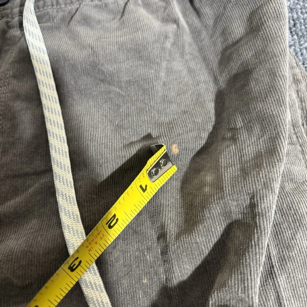 Vuori Optimist Pants Corduroy Joggers Large Charcoal Grey V440 Elastic